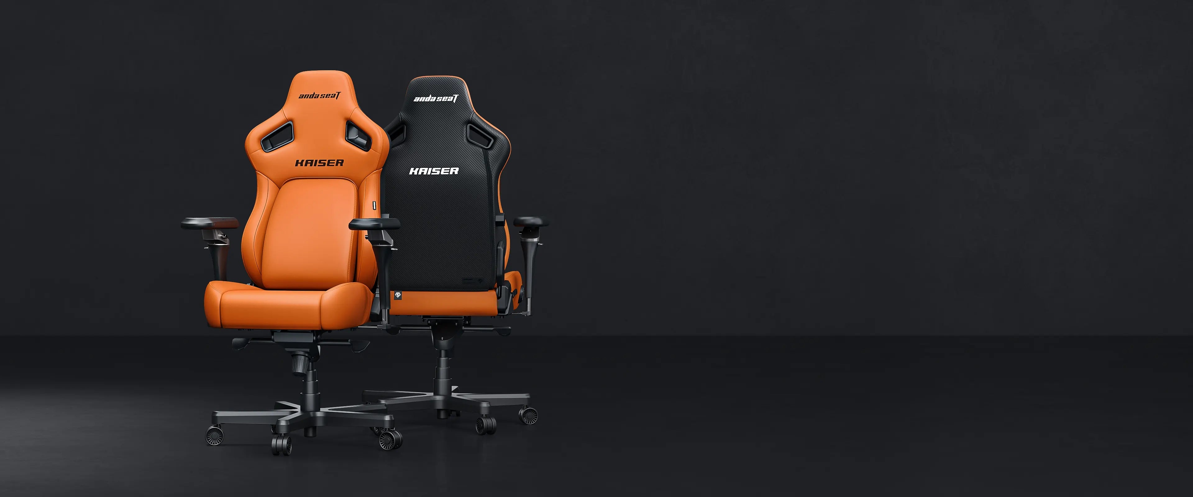 andaseat new kaiser 4 blaze orange gaming chair