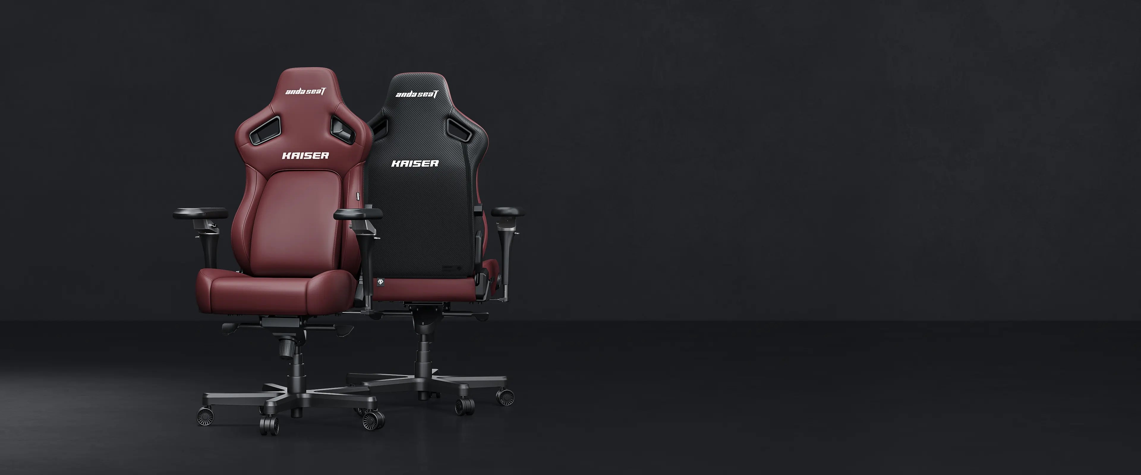 andaseat new kaiser 4 classic maroon gaming chair