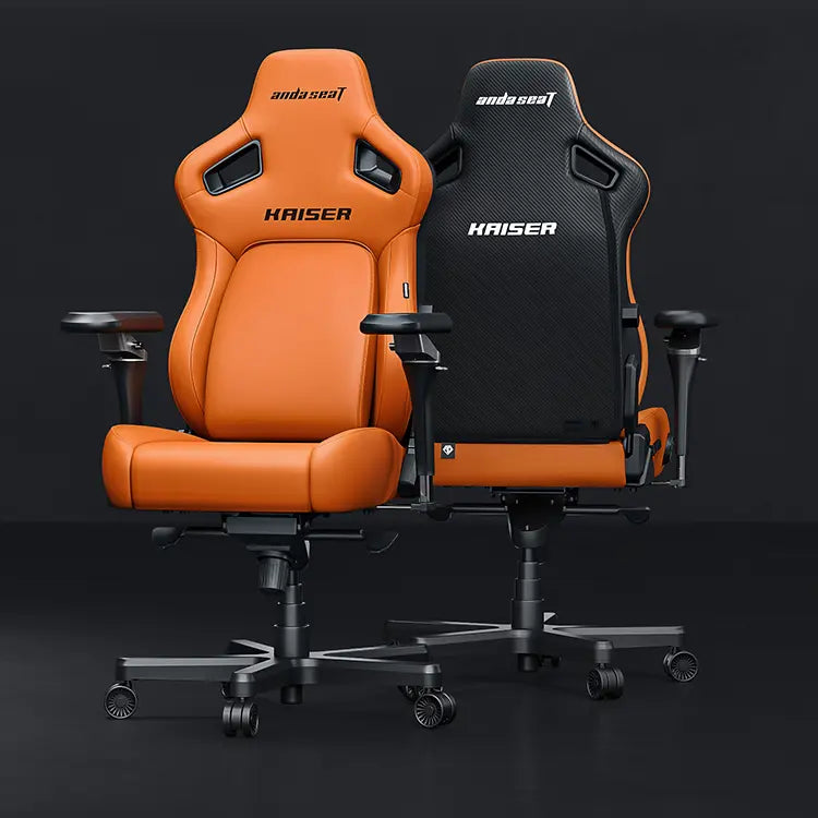 andaseat new kaiser 4 blaze orange gaming chair